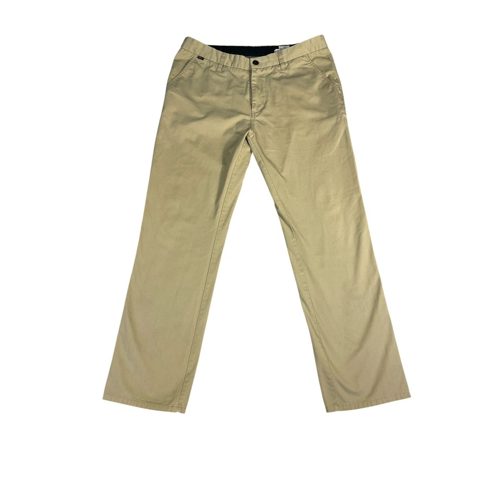 Fox Racing Throttle‎ Regular Tapered Leg Pants Mens 36x32 Tan Mid Rise Utility